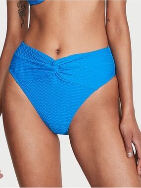 Small Victoria's Secret High-Waist Twist Cheeky Bikini Bottom
